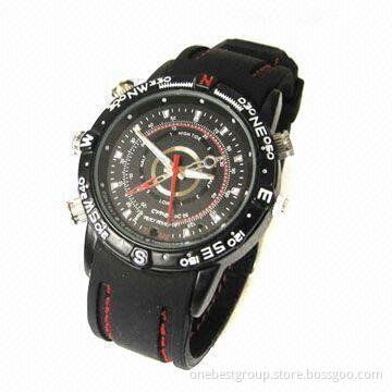 Water-resistant Spy Camera Watch, Supports Photo Resolution of 1,280 x 960 Pixels